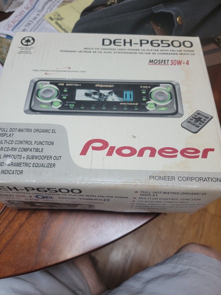 Pioneer DEH-P6500 CD Deck
