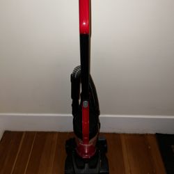 BISSELL CleanView Compact Upright Bagless Corded Vacuum Red/Black Hose Carpet