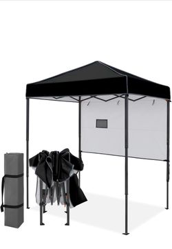 Brand new Pop-Up Canopy Tent with Side Wall and Carry Bag only $60!!!!!!!!