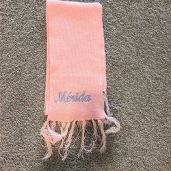 light pink kids Merida scarf