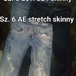 Silver , Levi, AE Women's jeans