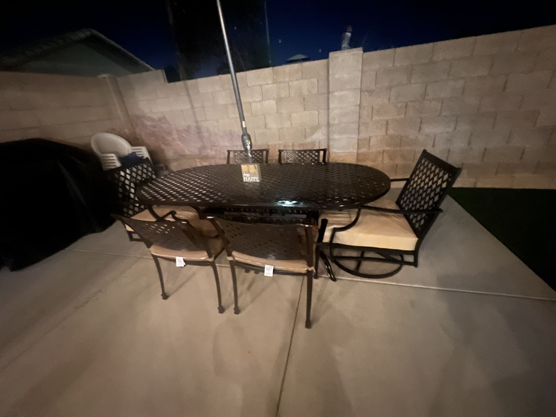 Padio Table With Chairs