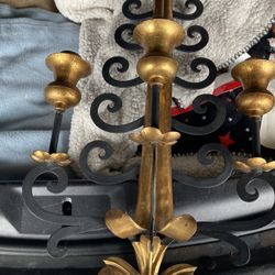 Vintage Sword Wall Candle Holder 