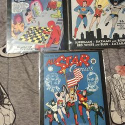 DC Comic Book Cover Boards 
