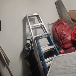 1 Large Silver Ladder 