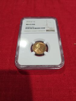 1915-D. Ms 65 RED