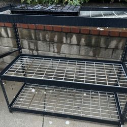 Shelves, Can Use Outside  43 Inches High