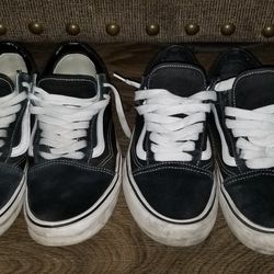 Black Old School van's Shoes 