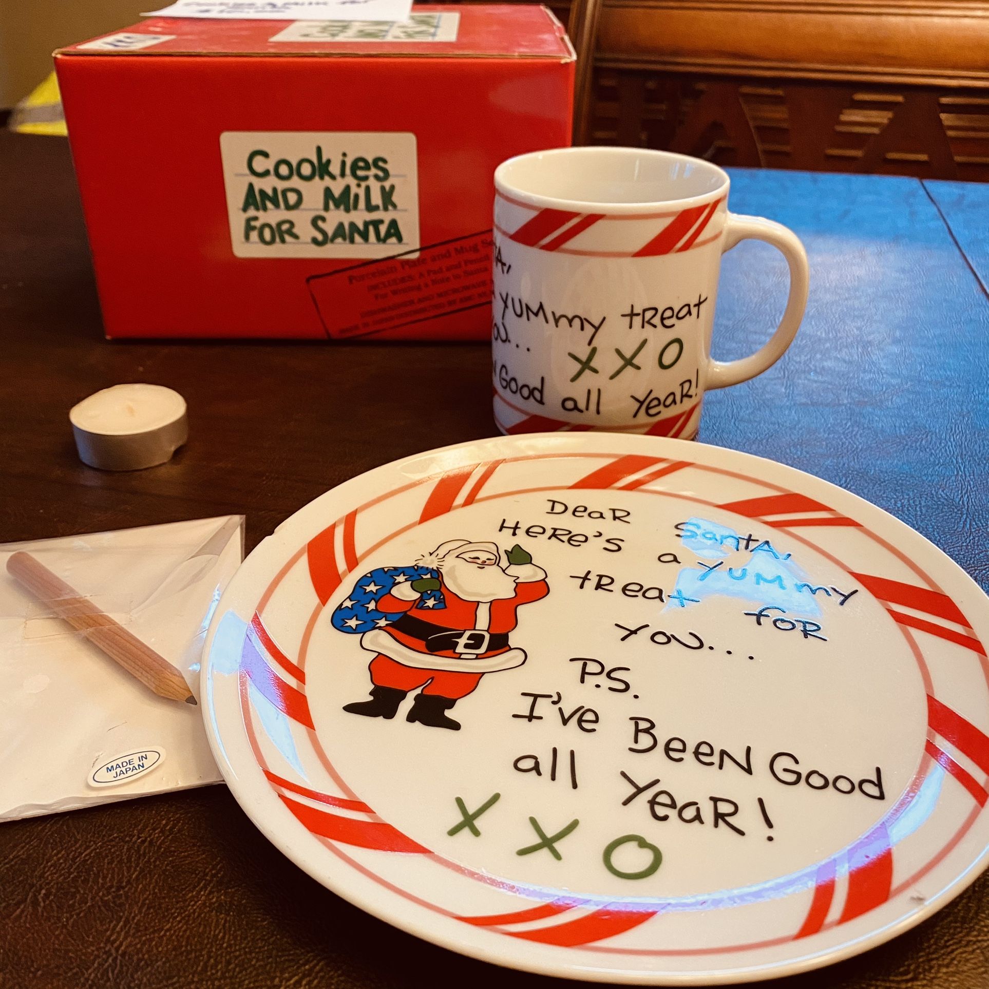 Cookies And Milk For Santa