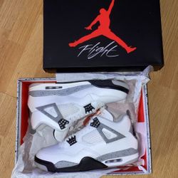 Air Jordan 4 Retro White Cement 