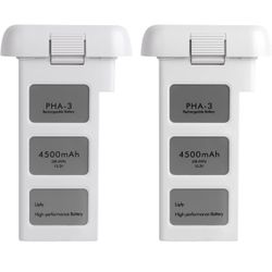 Replacement for DJI Phantom 3 Battery, 4500mAh, 2-Pack, Compatible with DJI Phantom 3 Professional, Phantom 3 Advanced, Phantom 3 Standard, Phantom 3 