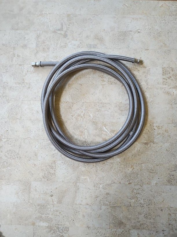 Refrigerator Ice Maker Water Line - 12 Ft Braided