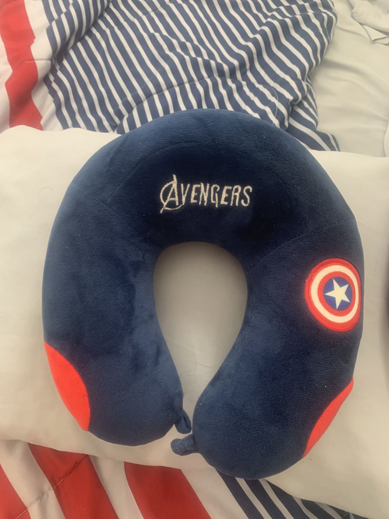 Captain America Neck Pillow