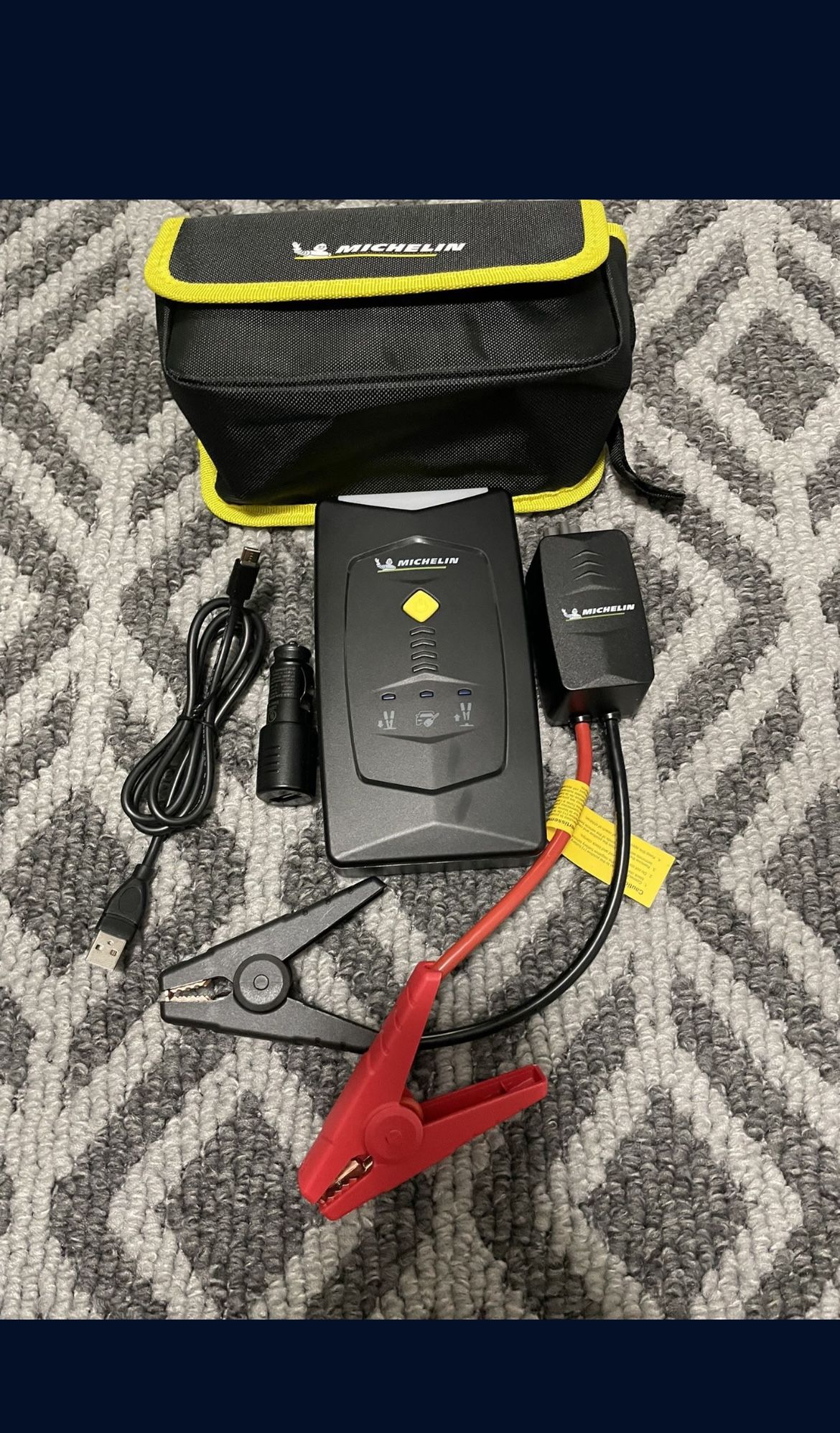 Michelin Portable Jump Starter and 10,000mAh LiFePO4 Power Bank.