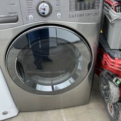 LG set Washer And Dryer Front Loads Front Loads Stainless Steel