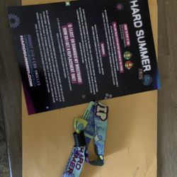 2 DAY VIP HARD SUMMER WRISTBAND 