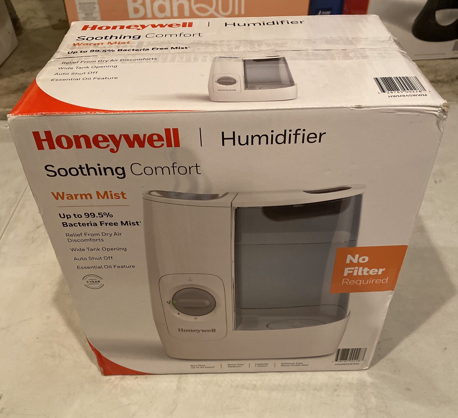 Honeywell Warm Mist Humidifier - Soothing Comfort