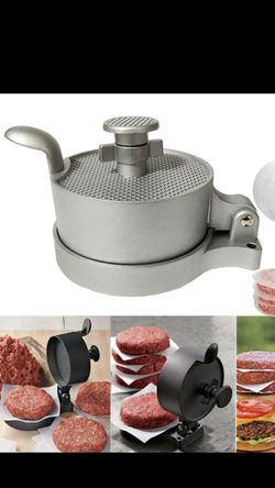 Brand new burger press, makes great burgers.