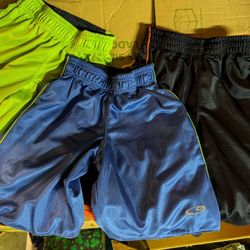 Champion - 3 Pairs Of Boys Reversible Shorts - Size 7