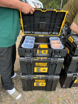 DeWalt ToughSystem 2.0 3-Piece Modular Tool Box Set – Like New