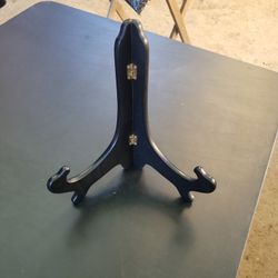 12 inch Black Wooden Easel