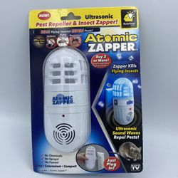 Atomic Zapper 2-in-1 Ultrasonic Plug In Pest Repeller & Bug Zapper AS SEEN ON TV