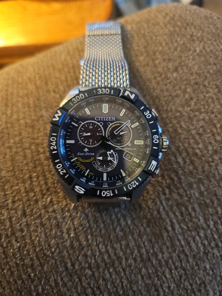 Citizen Eco Navihawk Blue Angle Edition