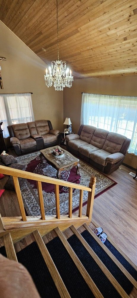 Reclining Sofa And Love Seat