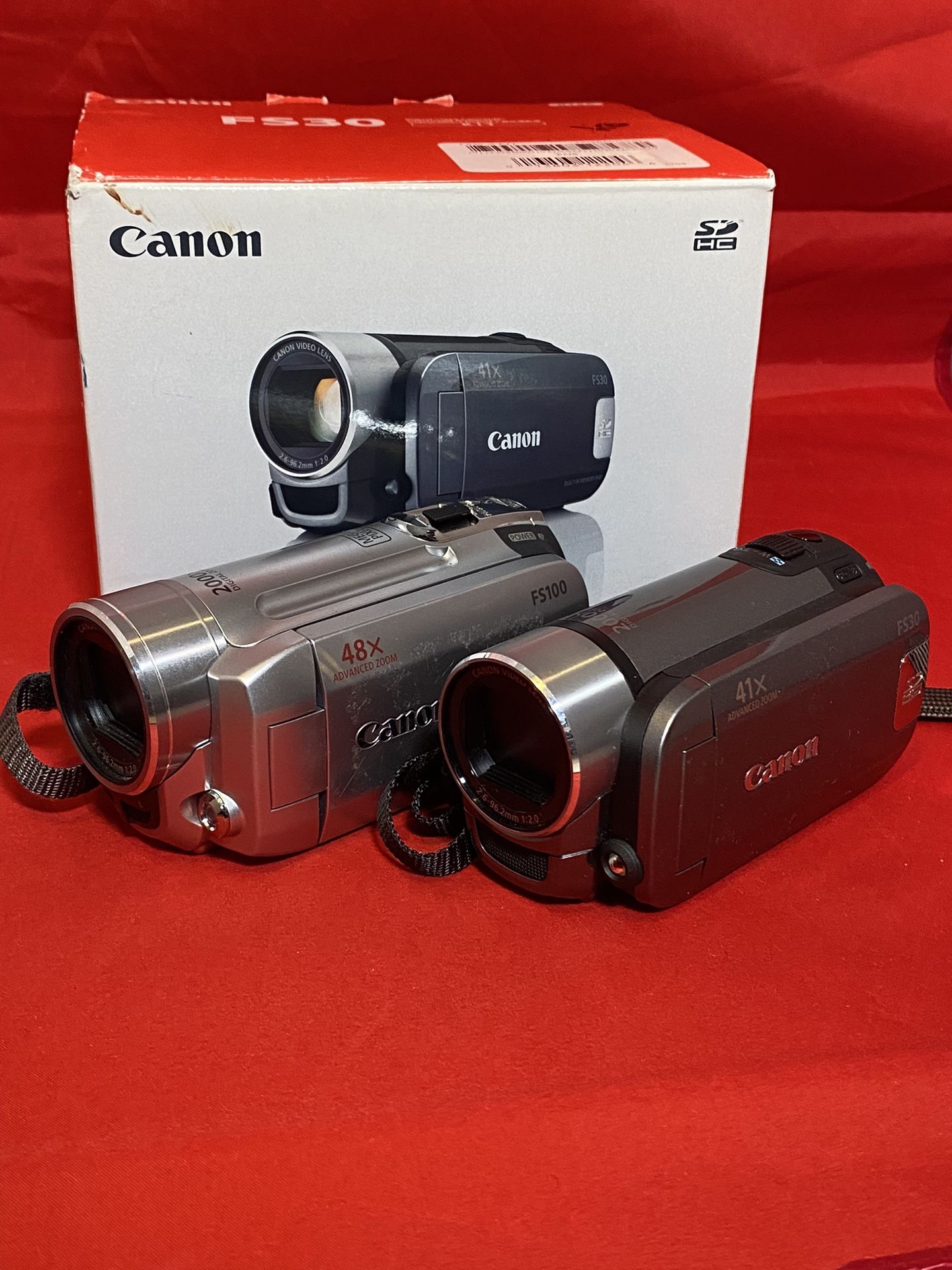 Canon FS 100 48 X Advanced Zoom / Canon FS30 Digital Camcorder Flash Memory
