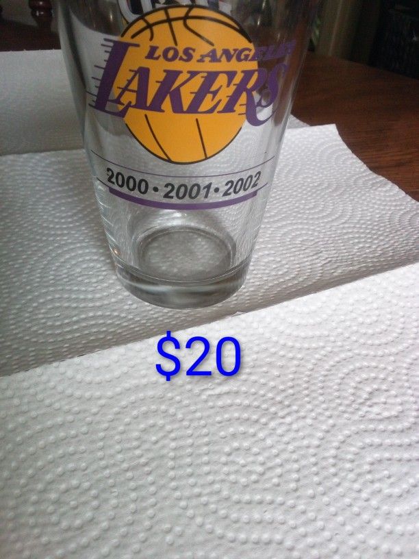 Lakers Championship Beer Glass