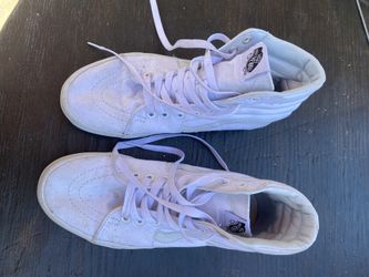 White Vans Size 6.5 M