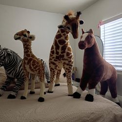 Set Of 4 Safari Animals 