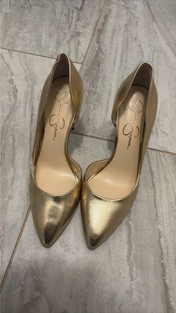 Golden heels size 9