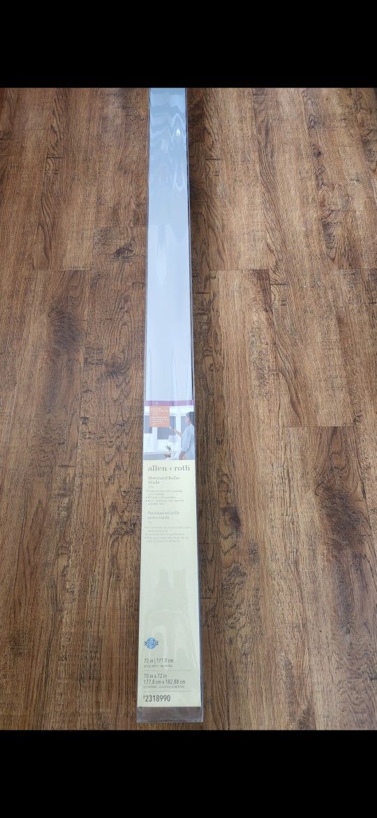 Brand New Motorized Roller Shade Gray With Paired Remote Control Oprates Up to 6 Shades Firm 70