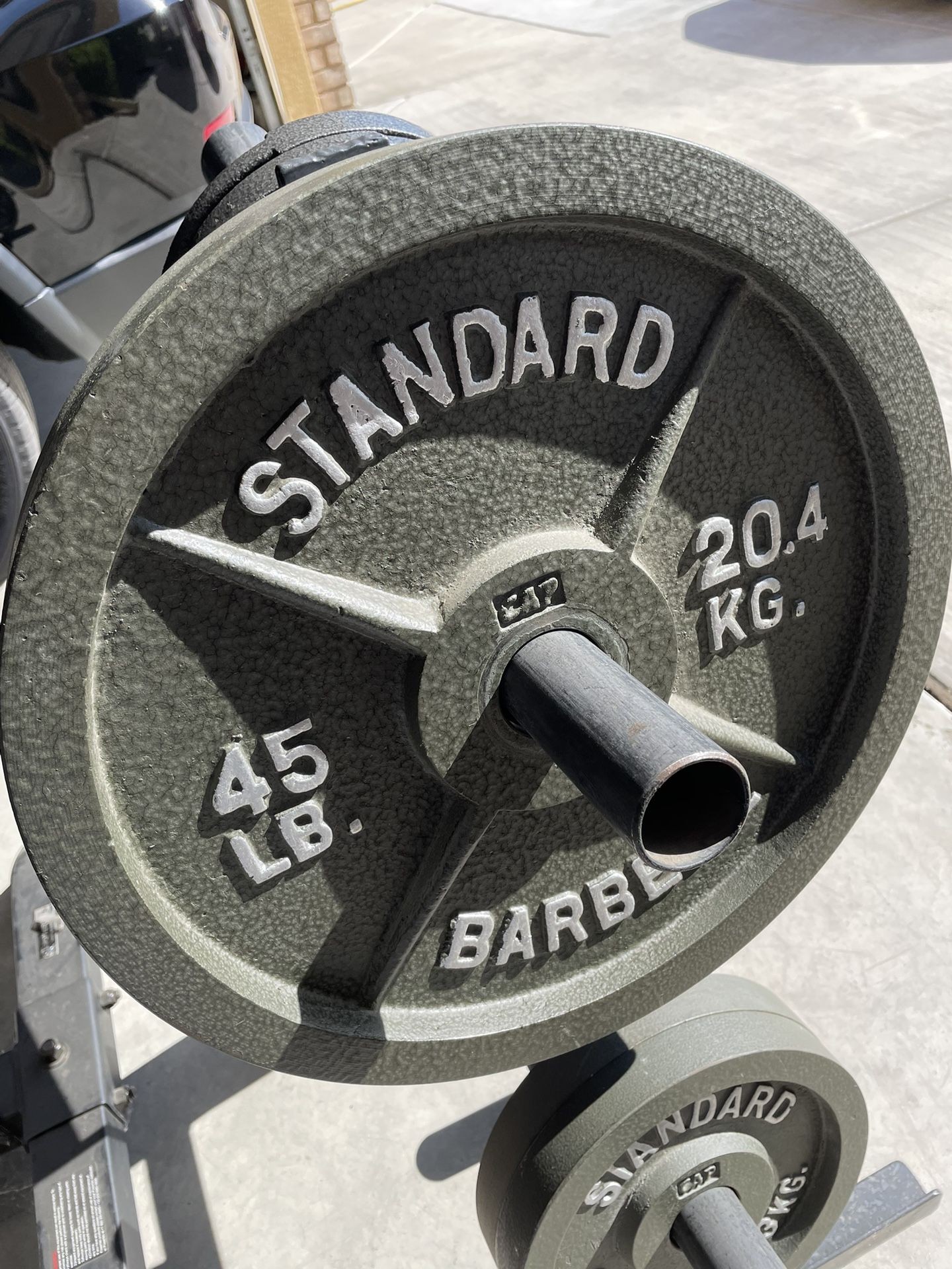 Cap Barbell Olympic Size Weight Plates