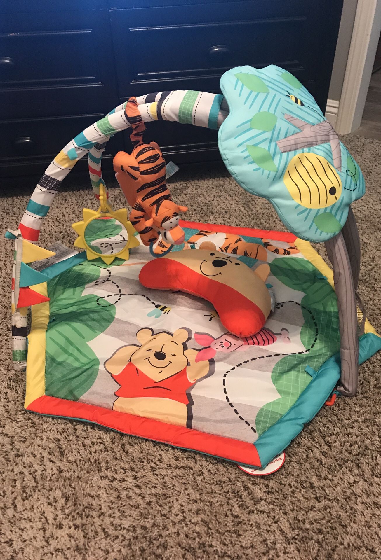 Winnie the Pooh play mat with toys and music