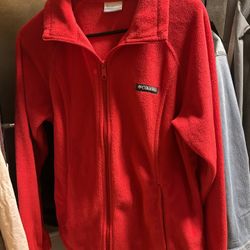Red Women’s Columbia Fleece Sweater