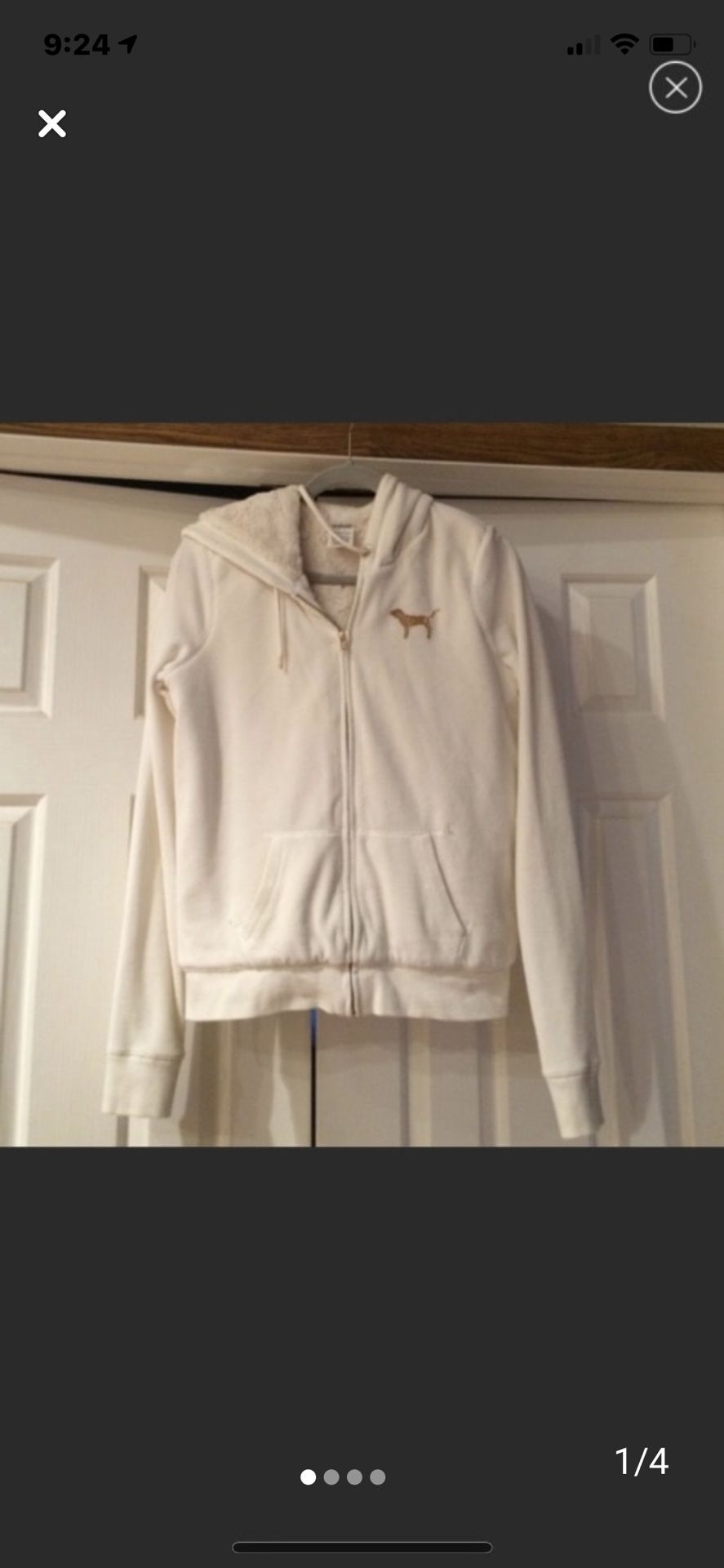 Victoria secret pink jacket size small
