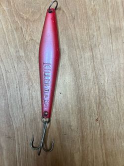 Vintage Killer Jig EX7 Light Surface Iron, Fishing Lure, Green & Yellow, Used