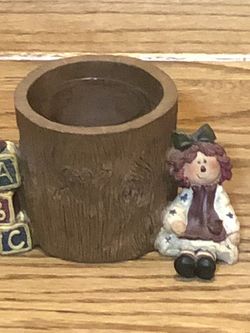 Raggedy Ann Candle Holder
