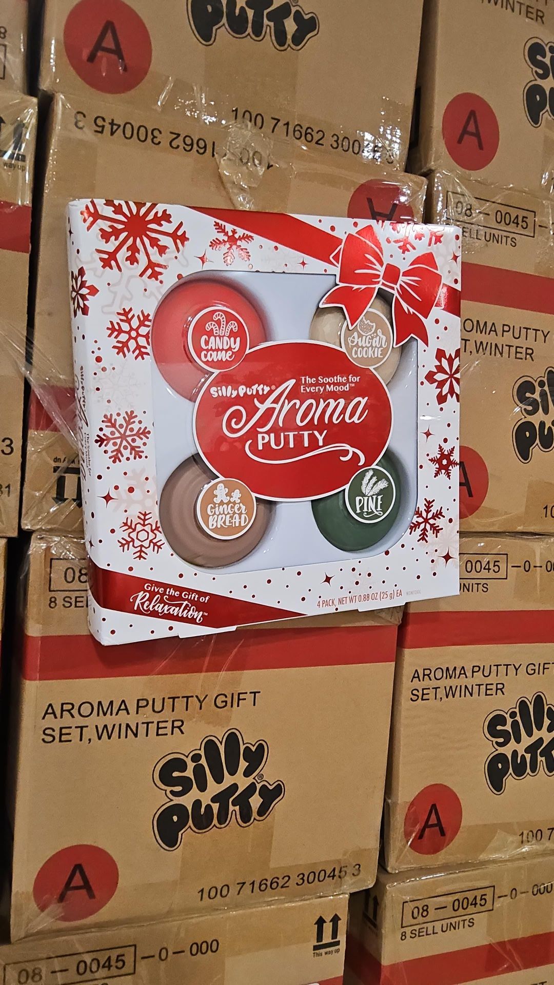 🎁 Silly Putty Aroma Putty Winter Gift Set – 4 Scents (Case-Pack) 🎁