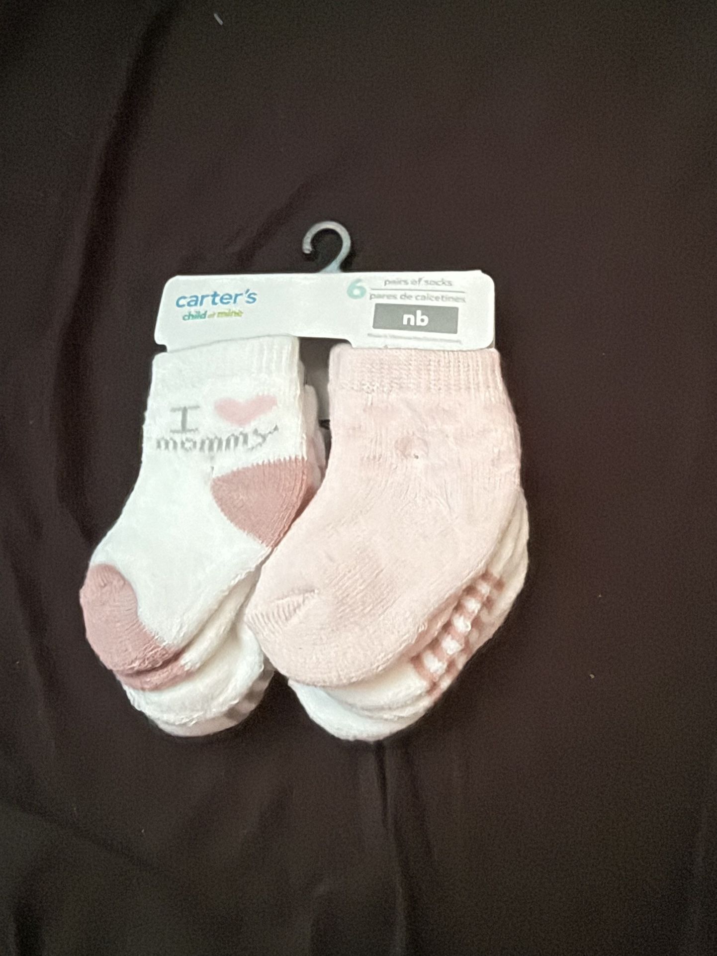 Carter Baby Girl Socks