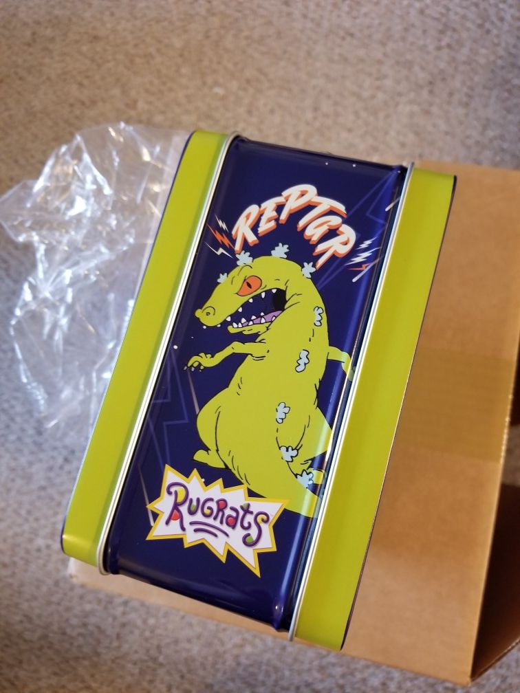 Rugrats Nickelodeon lunch box & puzzle