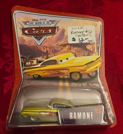 Disney Pixar Cars Yellow Ramone #12 World Of Cars
