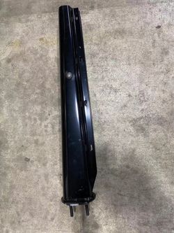 30” Stainless Steel Straight Mud Flap Hanger Black