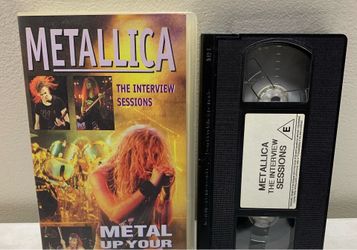 Metallica Metal VHS Tape 1986 Interview Sessions Picture profiles