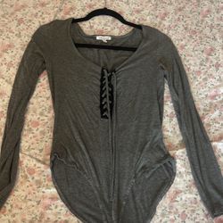 Gray Bodysuit