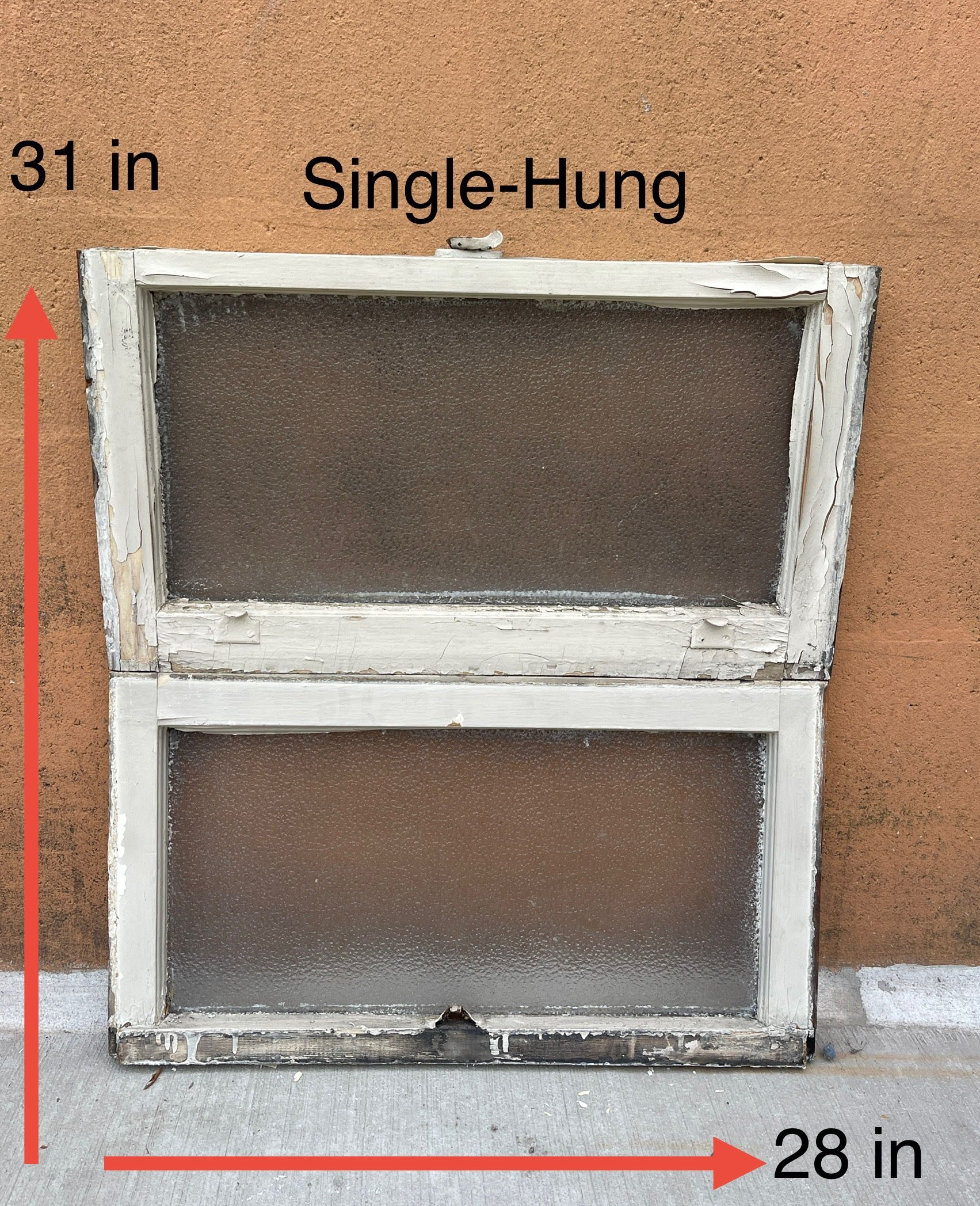 31 in. H x 28 in. W Single Hung Window