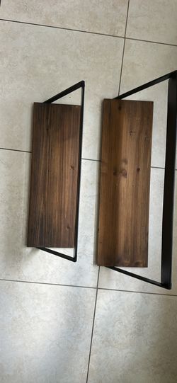 Shelves Wood and metal