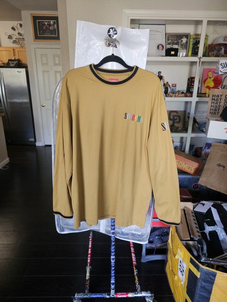 Supreme Multicolor Stitch Crewneck